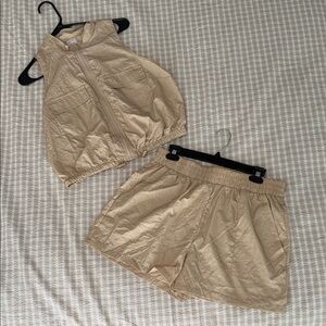 No Boundaries Beige Zip-Up Jacket